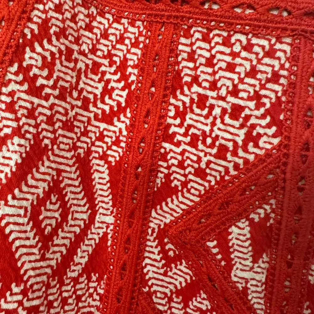 Maeve Red Geometric Kids Dress - Picture 5 of 5